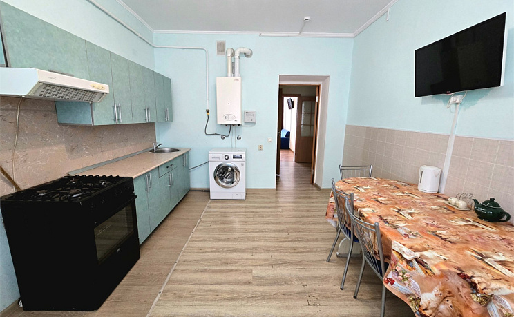 Номер с кухней и стиральной машиной без балкона