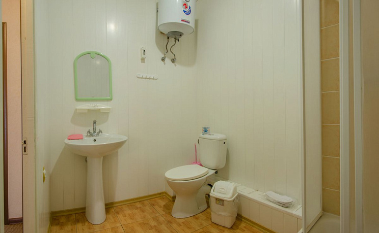 Санузел в номере стандарт 2+2