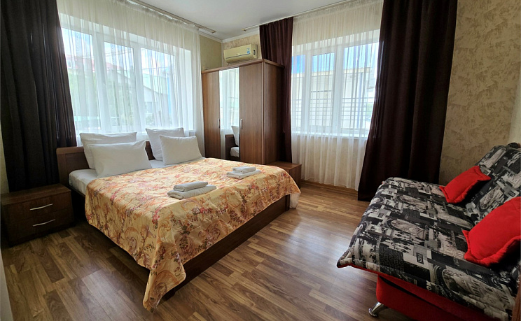 Номер с кухней и стиральной машиной без балкона